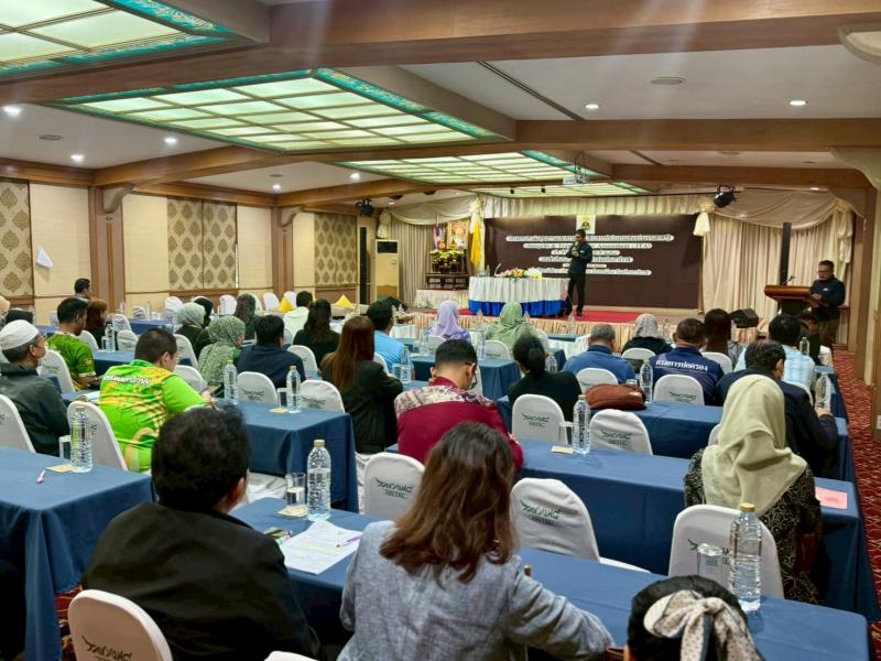 ประชุมเชิงปฏิบัติการ การประเมินคุณธรรมและความโปร่งใสในการดำเนินงานของหน่วยงานภาครัฐในจังหวัดนราธิวาส ประจำปีงบประมาณ พ.ศ. 2568 ณ โรงแรมตันหยง อำเภอเมืองนราธิวาส จังหวัดนราธิวาส